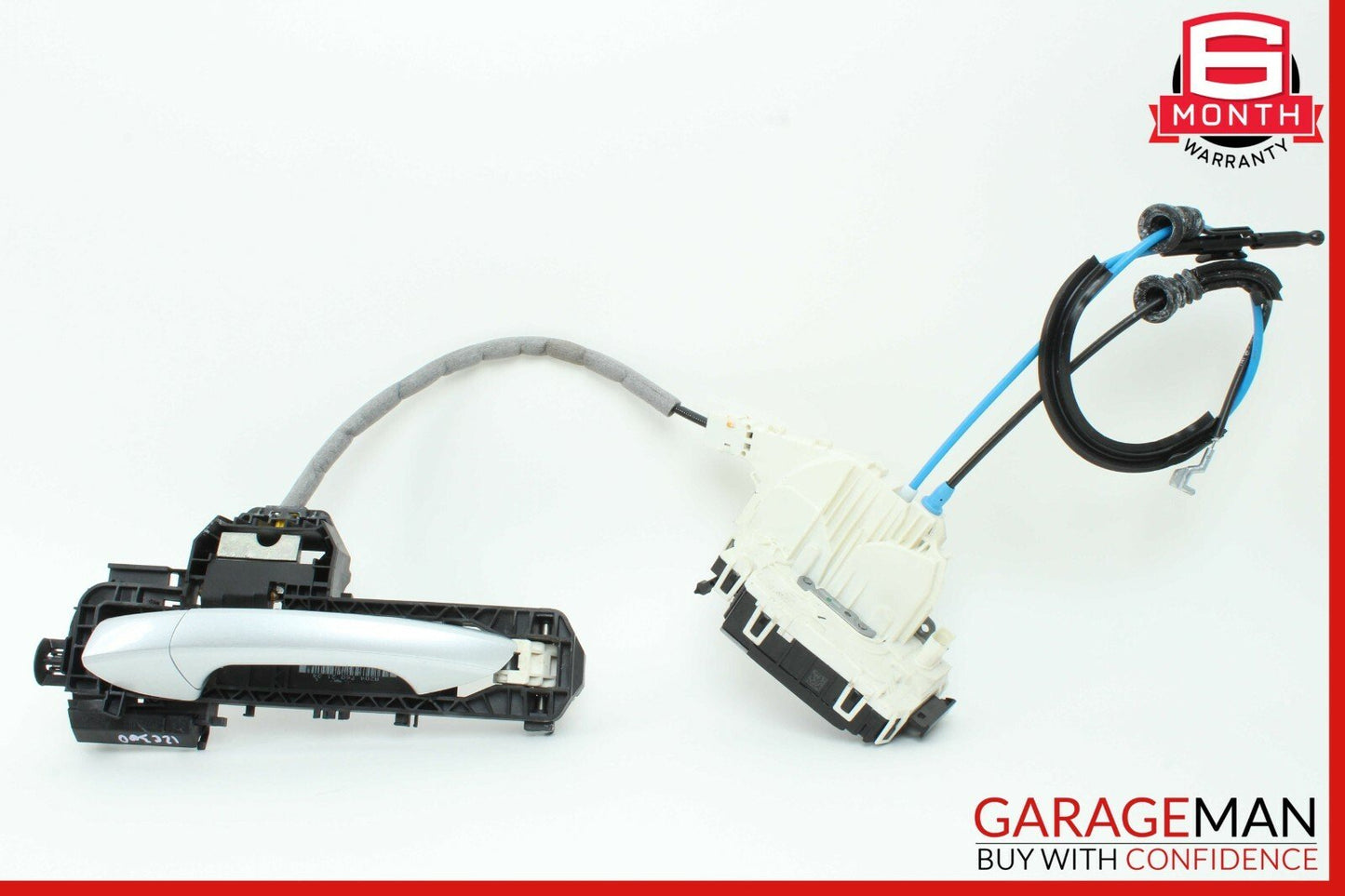 08-14 Mercedes W204 C300 Rear Left Exterior Door Handle w/ Actuator Latch Set