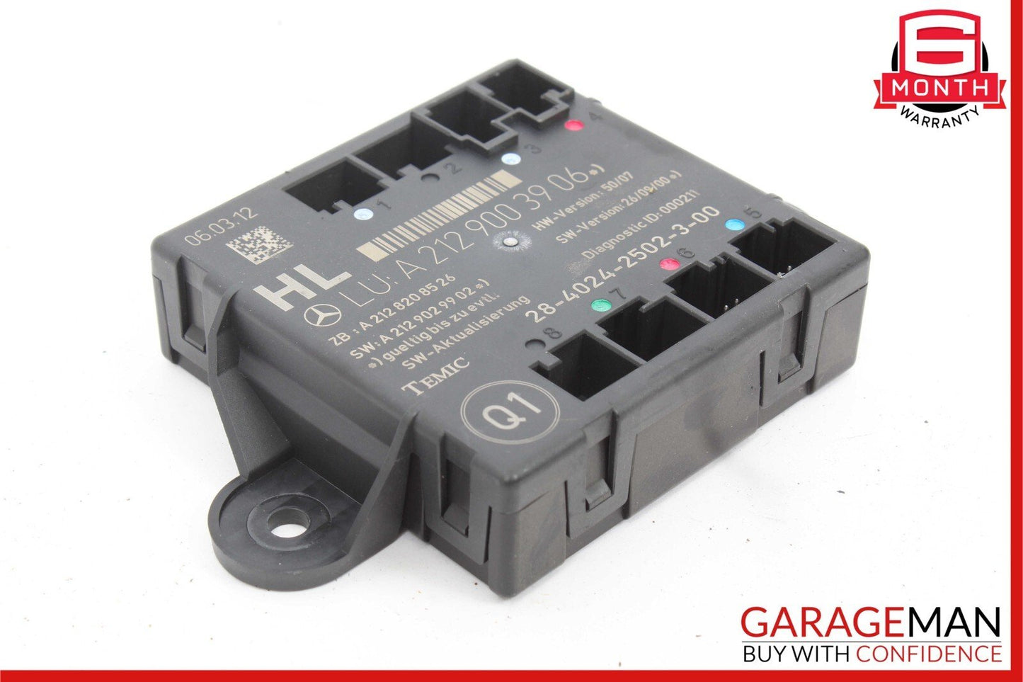 08-18 Mercedes W212 E350 C300 CLS550 Rear Left Side Door Control Module OEM
