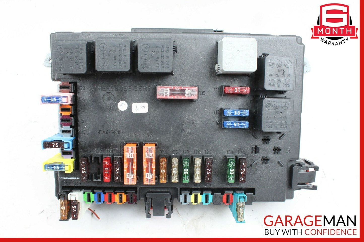 10-13 Mercedes W221 S550 S63 AMG Rear Sam Fuse Box Relay Control 2219006902 OEM