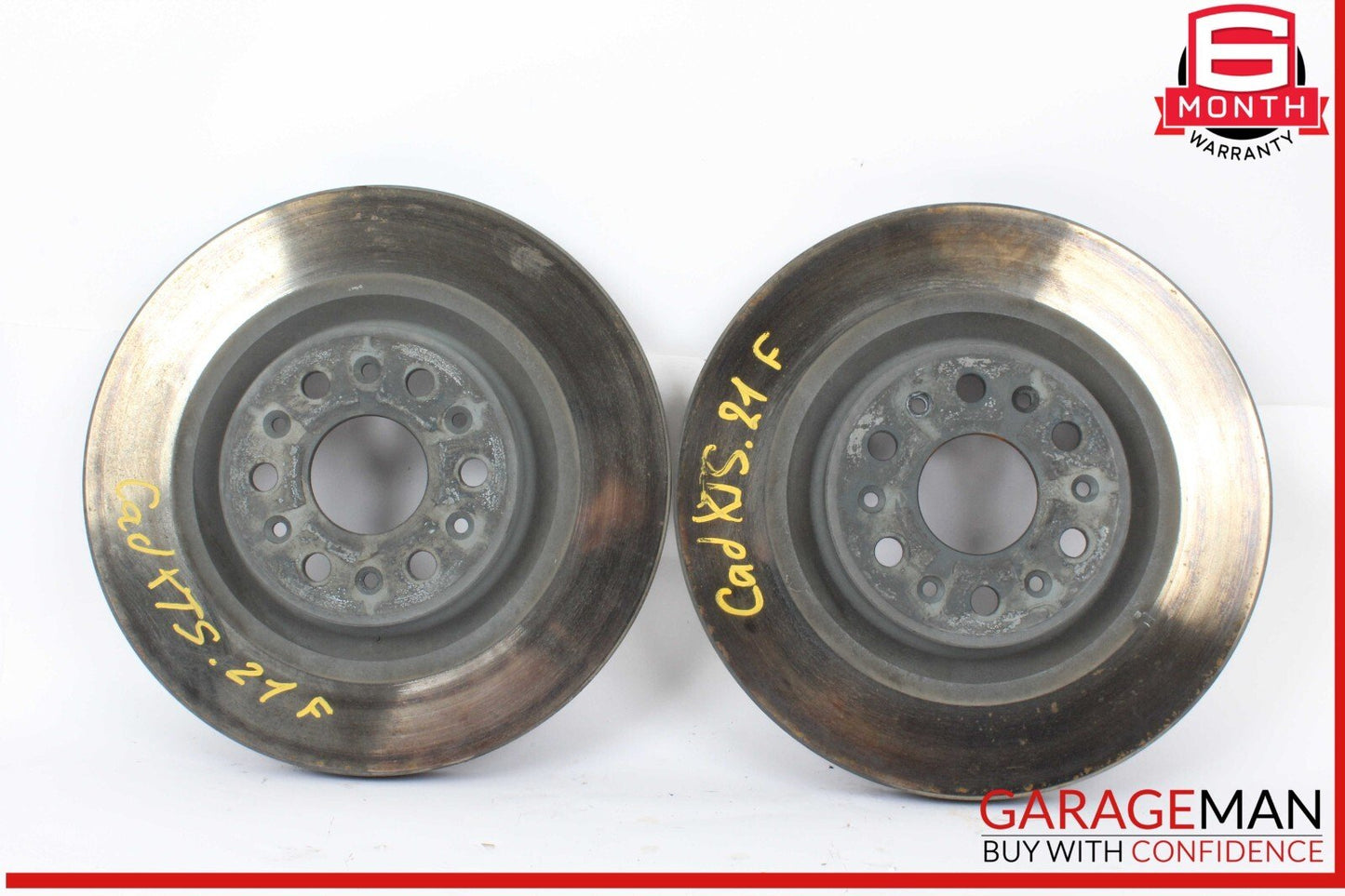 17-23 Cadillac XT5 Front Left & Front Right Side Disc Brake Rotor Rotors OEM