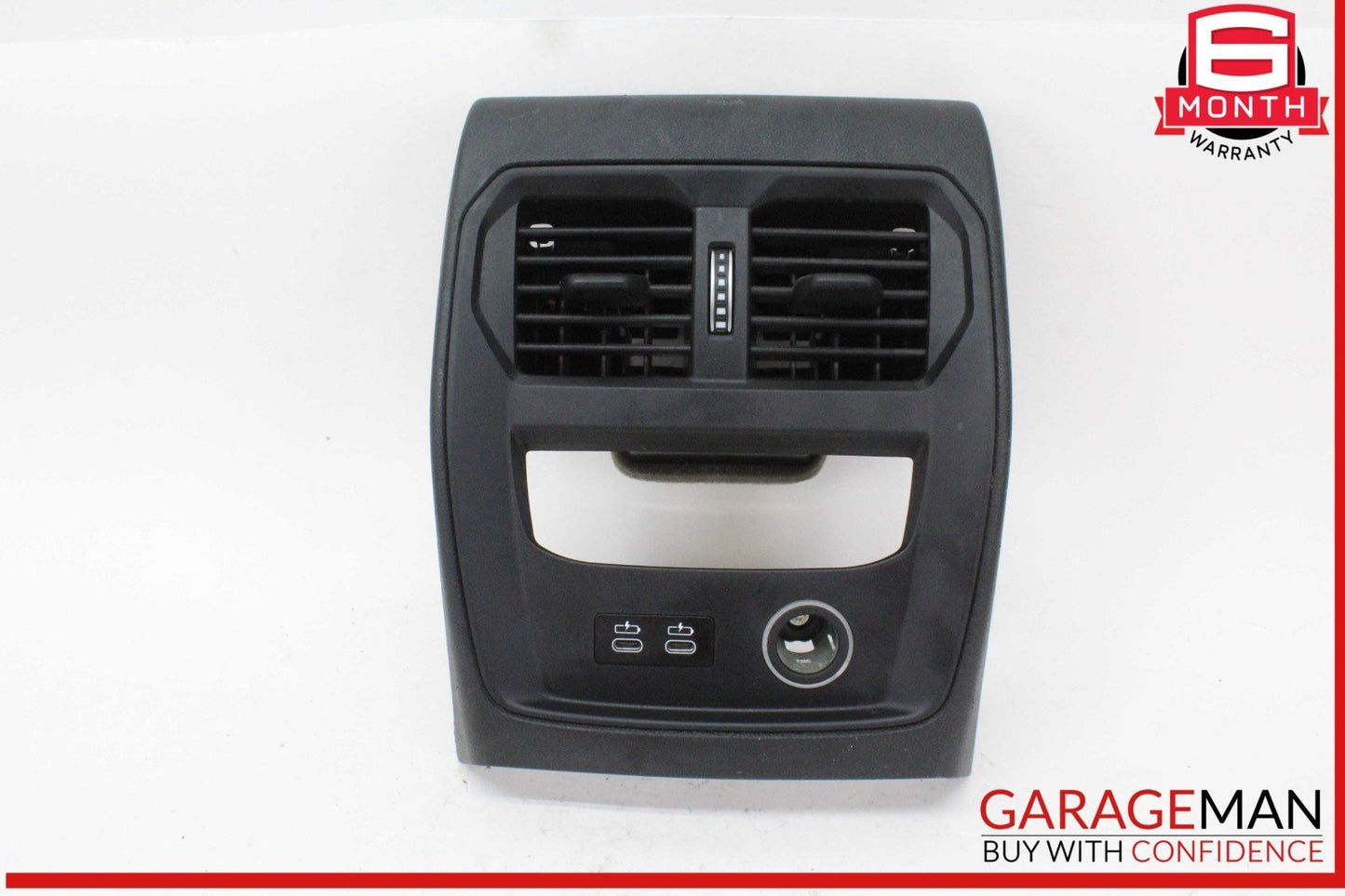 19-24 BMW M340i G20 Rear Center Console Trim Cover Panel w/ AC Air Vent OEM