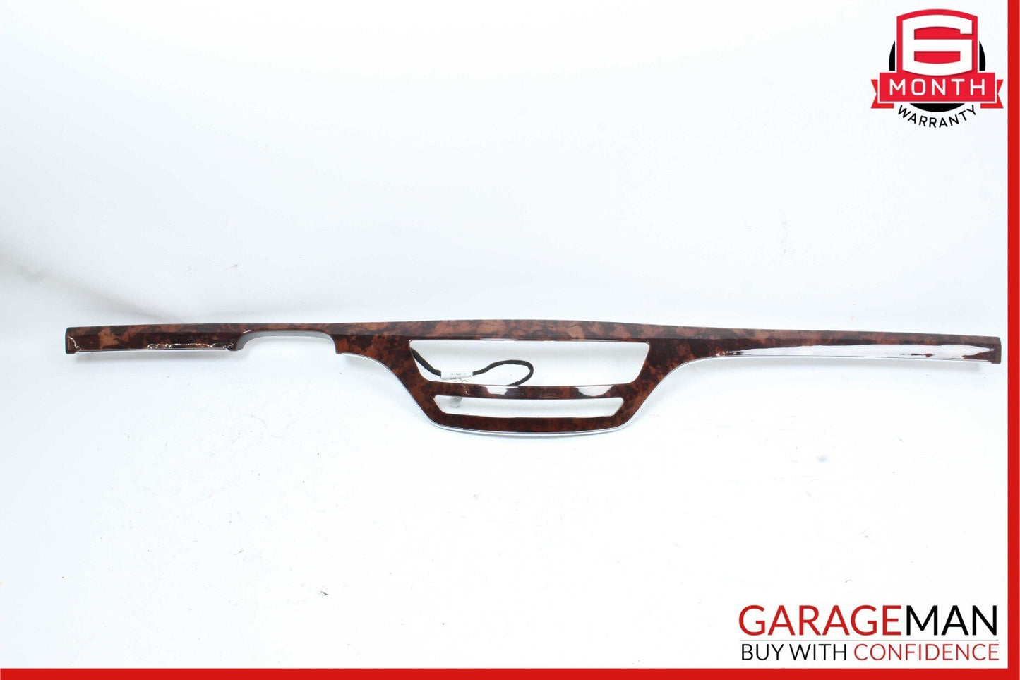 07-09 Mercedes W221 S450 S550 Front Dash Dashboard Center Trim Bezel Cover Wood