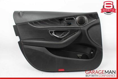 15-20 Mercedes W205 C300 Front Left Side Interior Door Panel Cover Anthracite