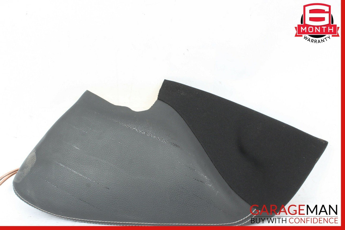12-14 Mercedes W204 C250 Coupe Rear Left Seat Bolster Cushion Pad Cover Black