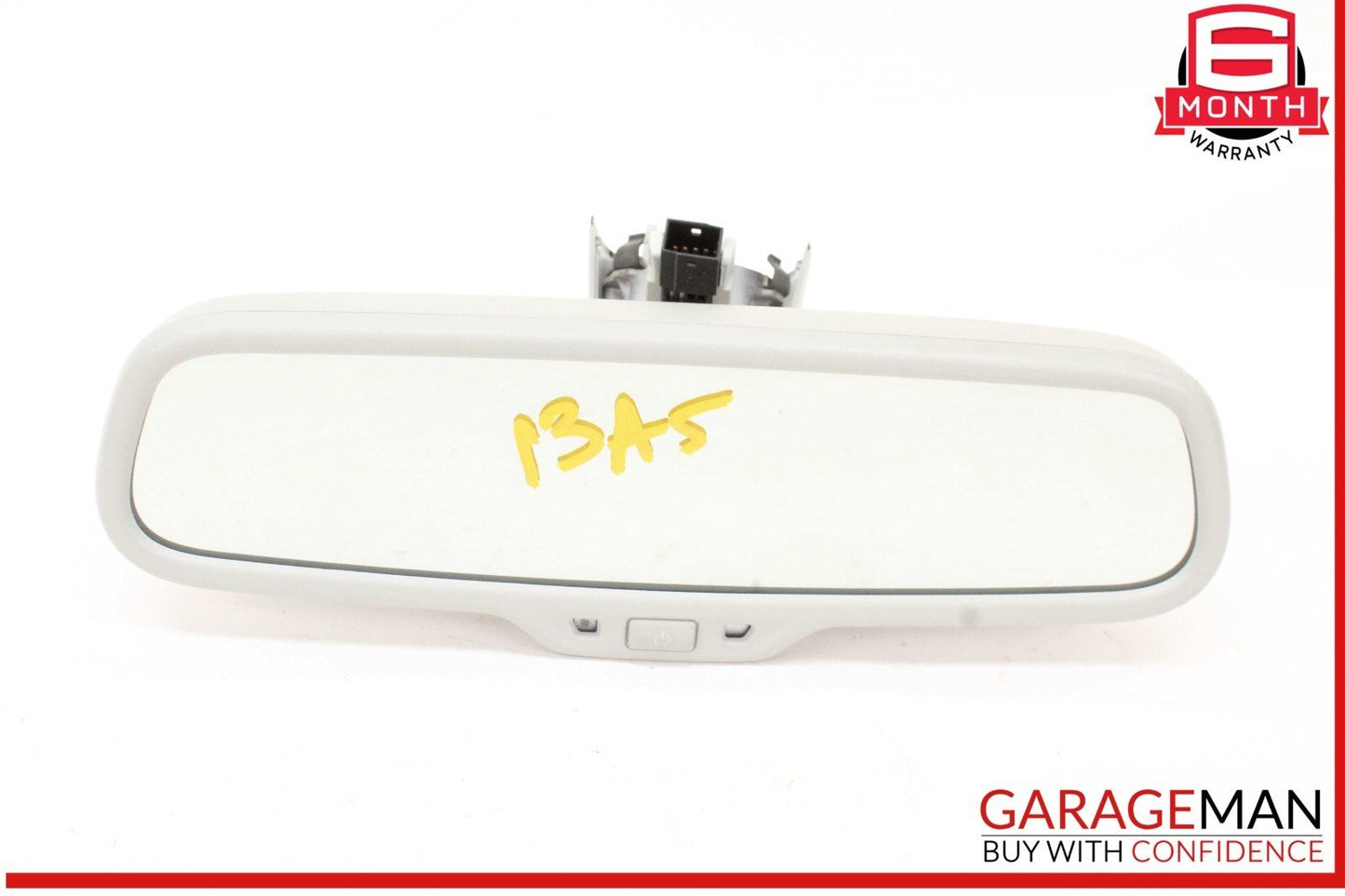 13-17 Audi A5 S4 A4 Q5 Front Upper Windshield Interior Rear View Mirror Gray OEM