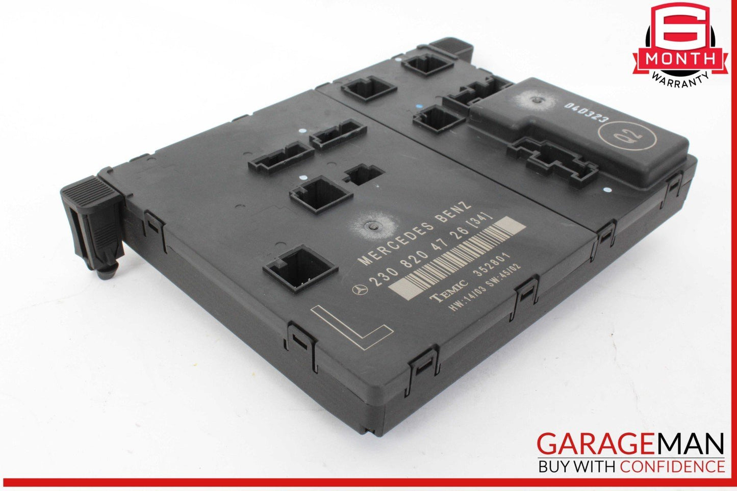 03-12 Mercedes R230 SL500 SL55 AMG Front Left Door Control Module 2308204726 OEM