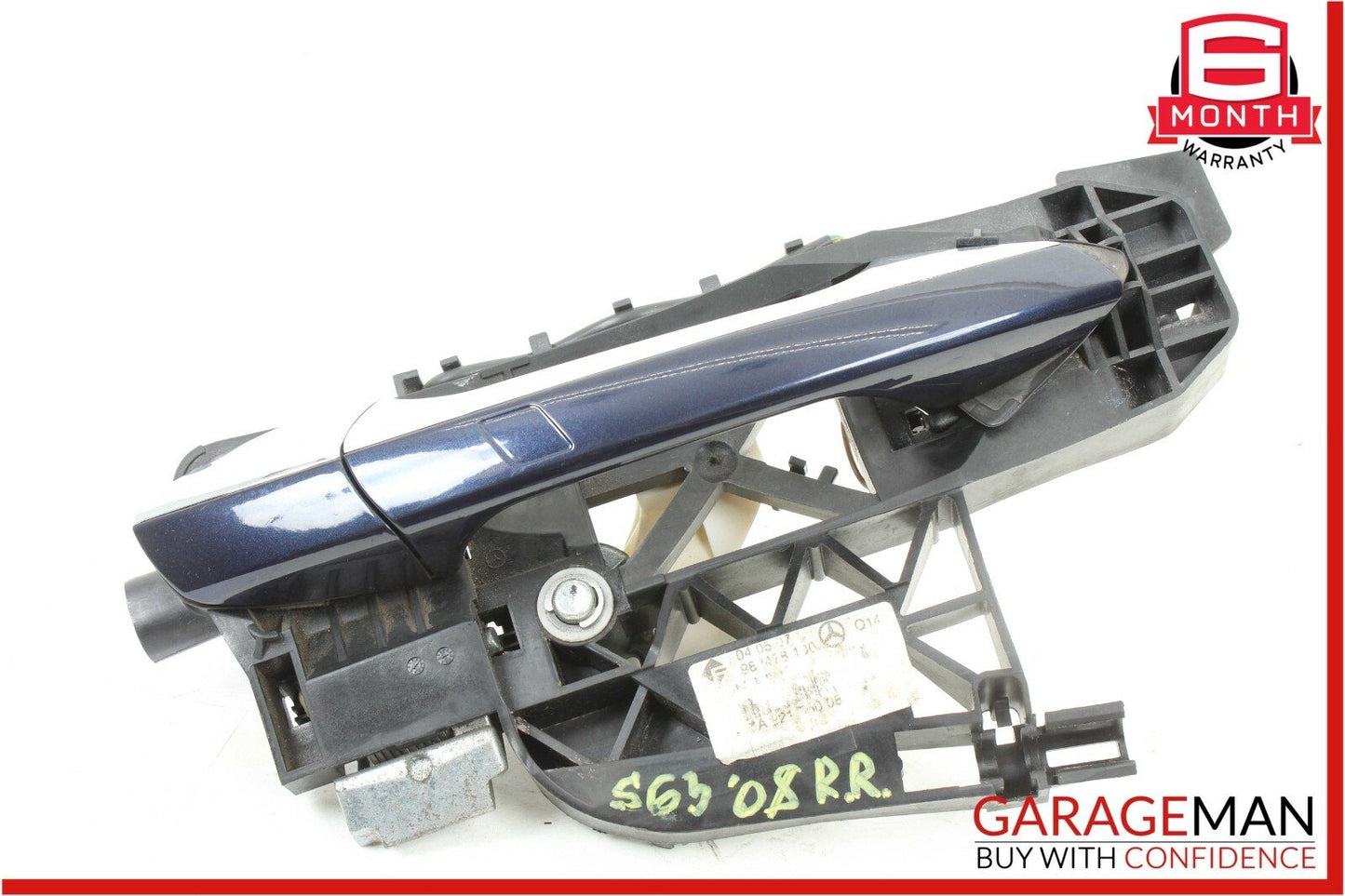 07-13 Mercedes W221 S63 AMG Rear Right Side Exterior Door Handle Keyless Go Blue