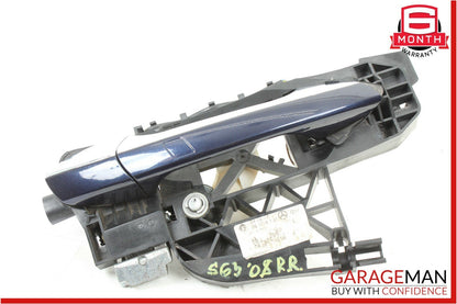 07-13 Mercedes W221 S63 AMG Rear Right Side Exterior Door Handle Keyless Go Blue