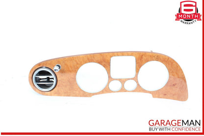 03-12 Bentley Continental GTC Dash Speedometer Trim Bezel w/ AC A/C Air Vent OEM