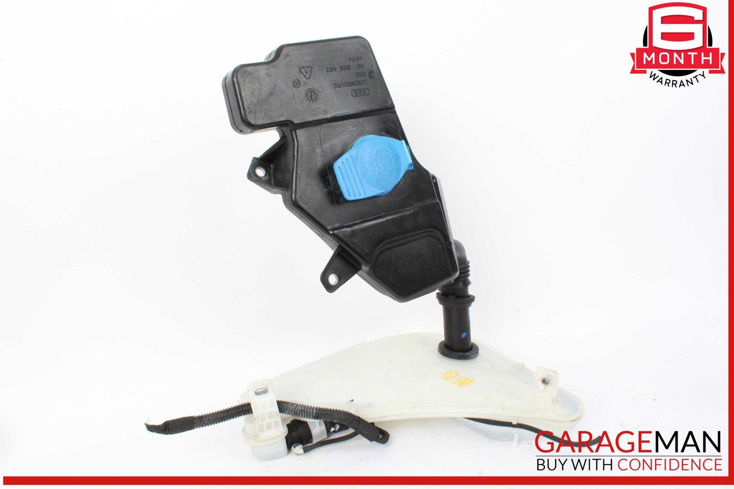 12-18 Audi A6 Windshield Washer Fluid Reservoir Tank Filler Neck Assembly OEM