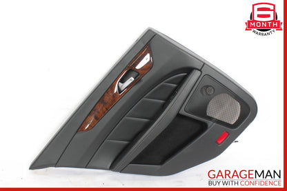 12-14 Mercedes W218 CLS550 Rear Left Side Interior Door Panel Cover Assy Black