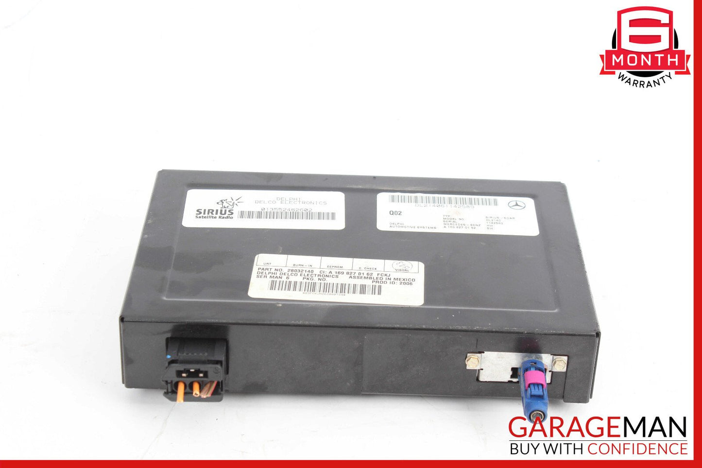 03-09 Mercedes W211 E350 GL450 Sirius Satellite Radio Receiver Module Unit