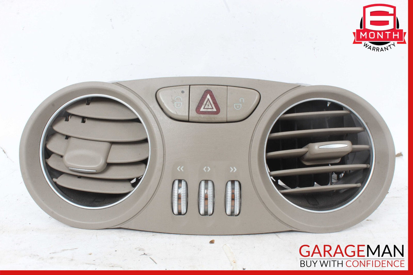 03-06 Mercedes R230 SL500 Center Dashboard Hazard Dash Vent OEM