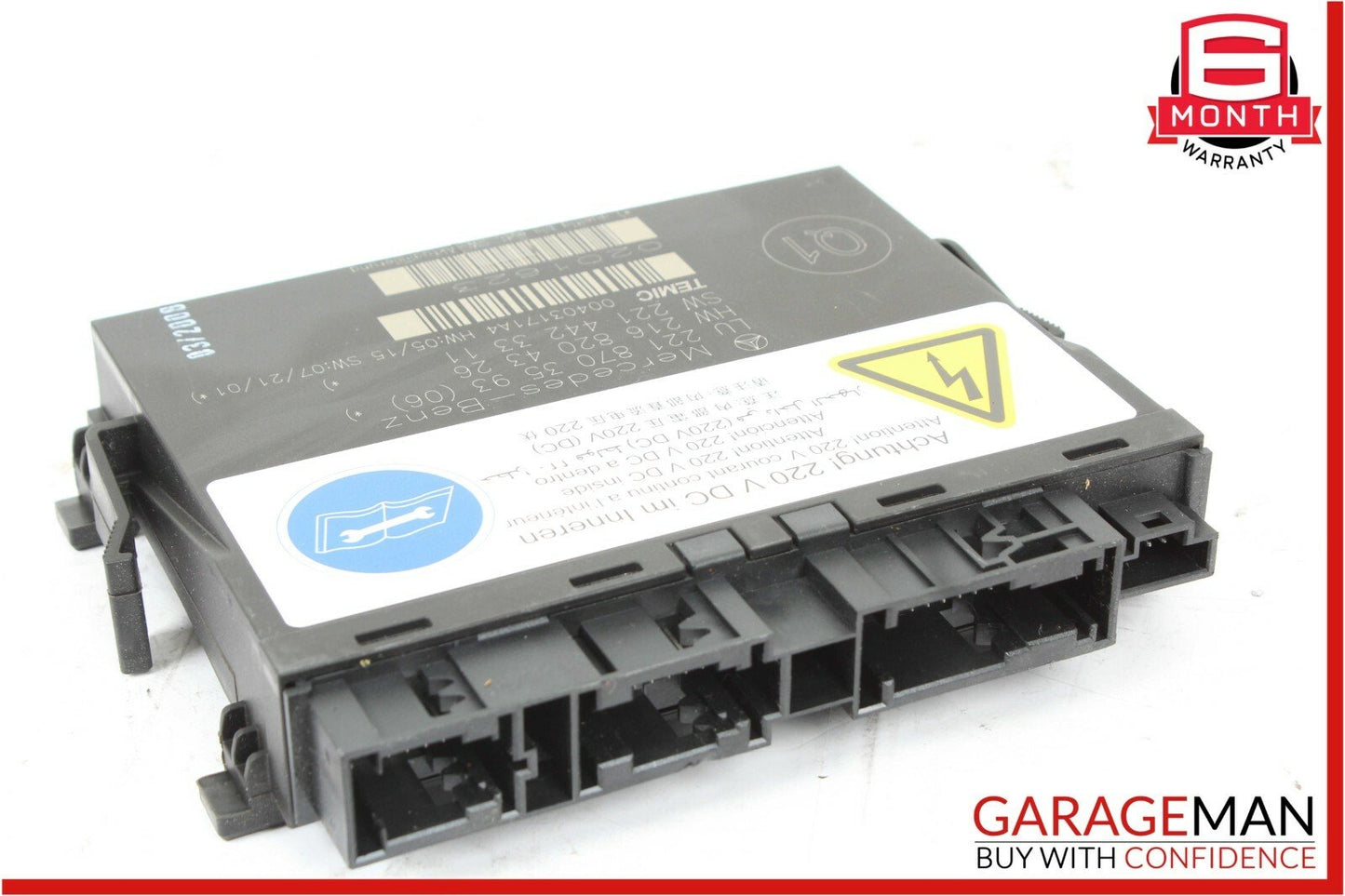 07-10 Mercedes W221 S550 CL550 Front Left / Right Seat Contour Controller Module