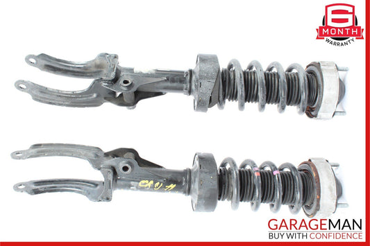 11-14 Porsche Cayenne 958 Front Right & Left Side Shock Absorber Spring Set of 2