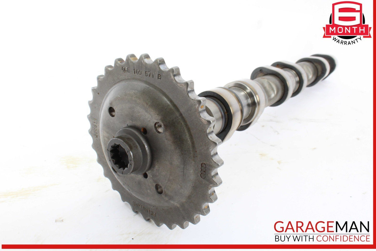 09-16 Audi S4 Left Driver Side Exhaust Camshaft Cam Shaft 06E109104C OEM
