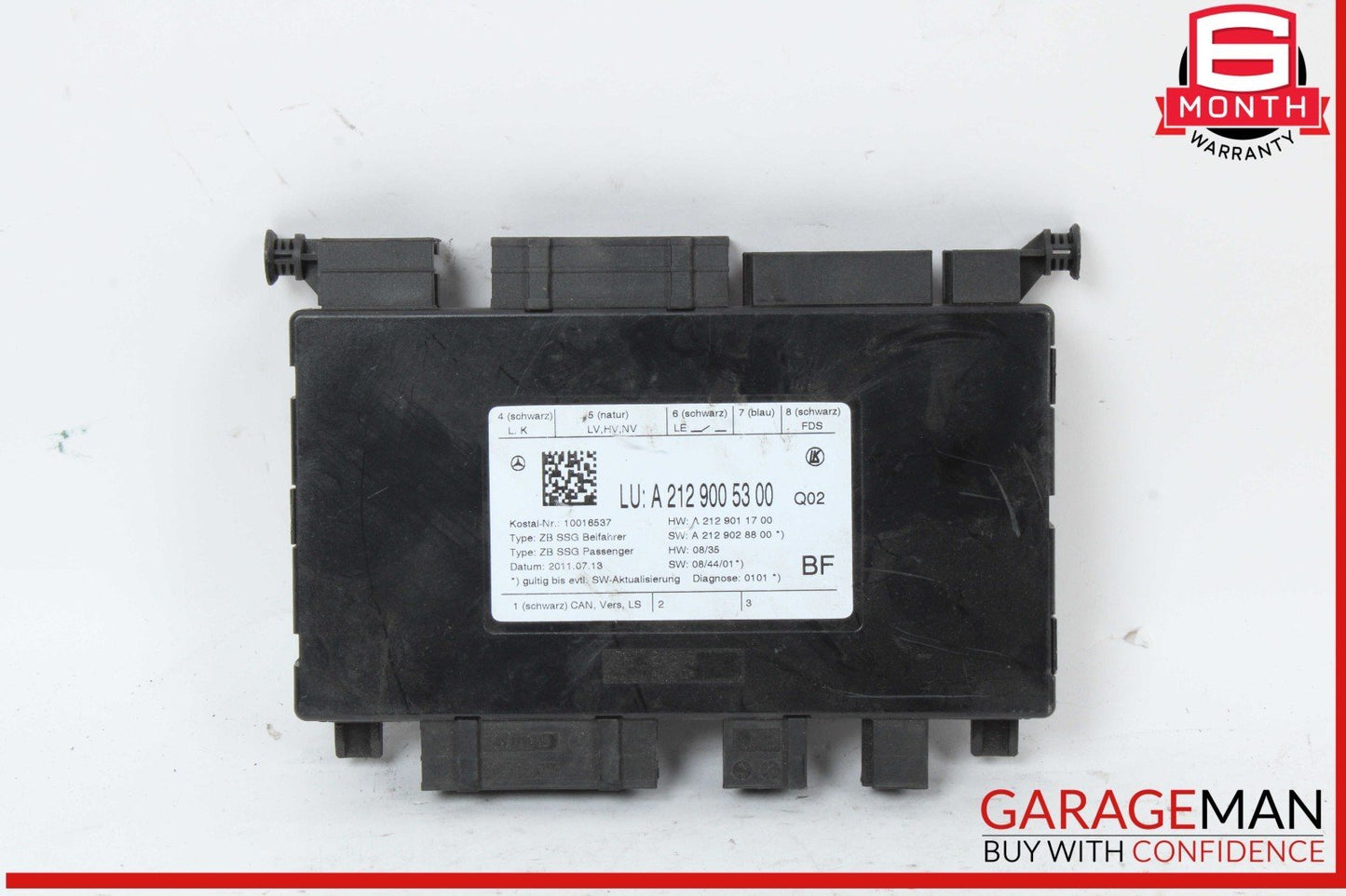 08-18 Mercedes W212 E350 C300 Front Left Driver Side Seat Control Module OEM