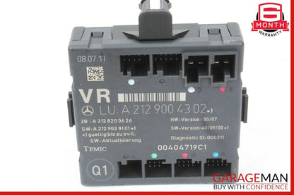 08-14 Mercedes W204 C250 C300 Front Right Passenger Side Door Controller Module