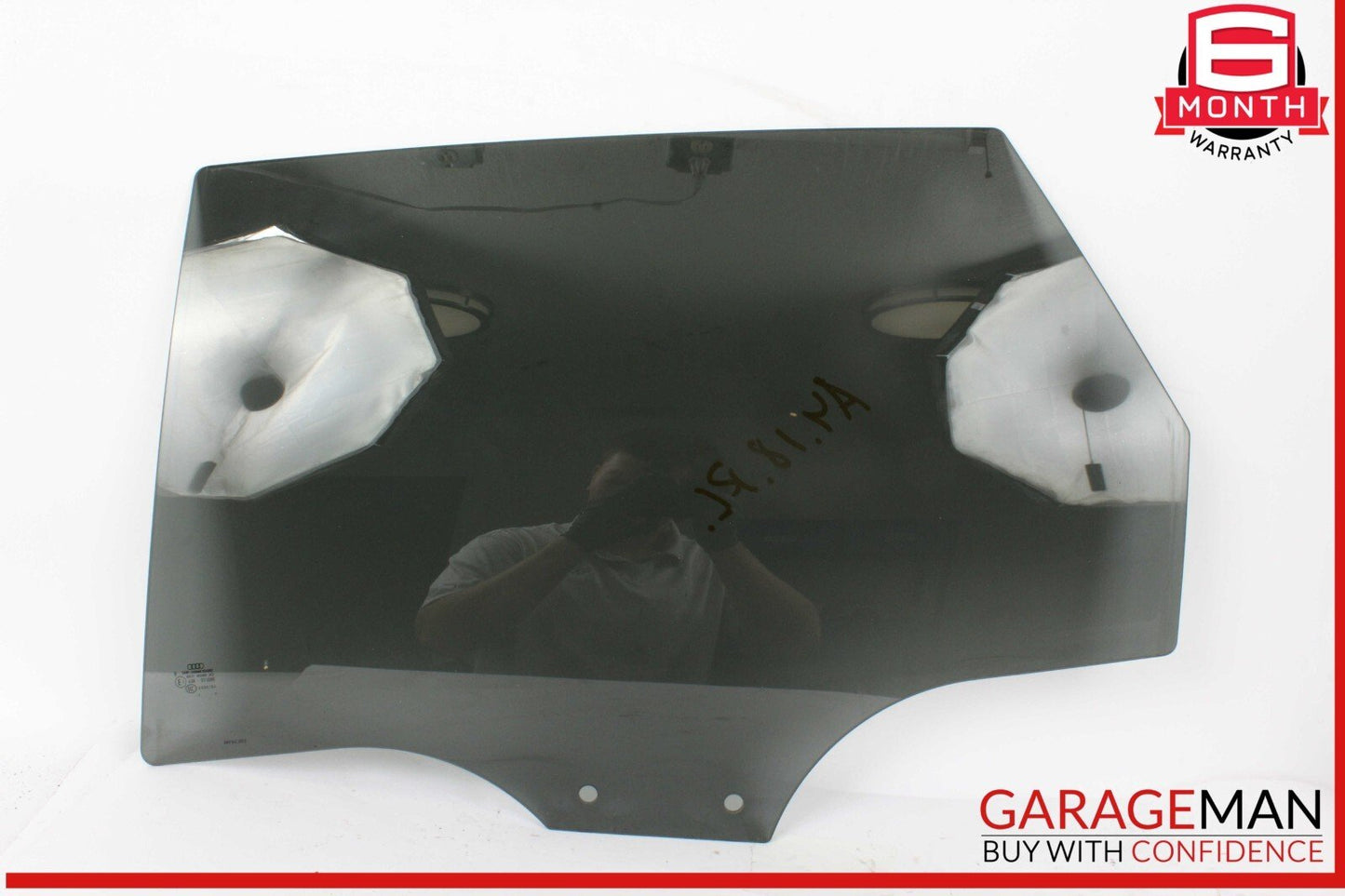 17-24 Audi A4 Allroad Rear Left Driver Side Door Window Glass 8W9845205B OEM