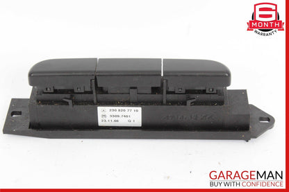 03-08 Mercedes R230 SL550 Right Side Center Console ESP Off Blank Filler Switch