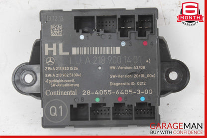 08-18 Mercedes W218 CLS500 E350 C300 C250 Rear Left Door Control Module Unit OEM