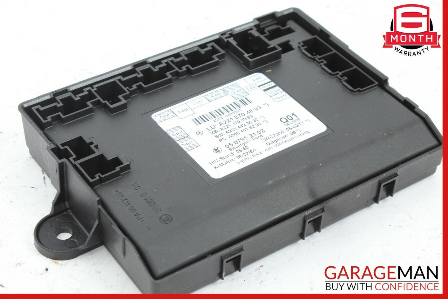 07-13 Mercedes W221 S550 S63 AMG Rear Left or Right Side Door Control Module OEM