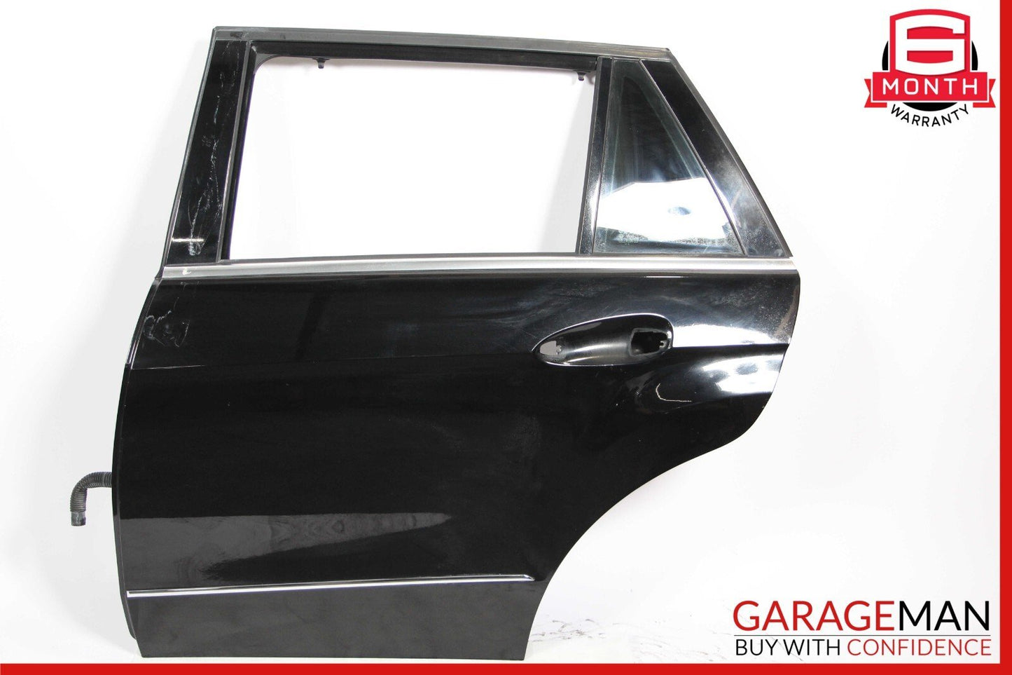 11-13 Mercedes W212 E350 Wagon Rear Left Driver Side Door Shell Assembly Black