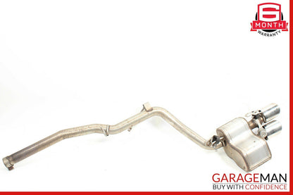 14-17 Maserati Ghibli Rear Left Driver Exhaust Muffler Dual Tip Assembly OEM