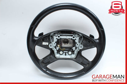 10-13 Mercedes W212 W207 E350 E500 Steering Wheel w/ Paddle Shifters Black OEM