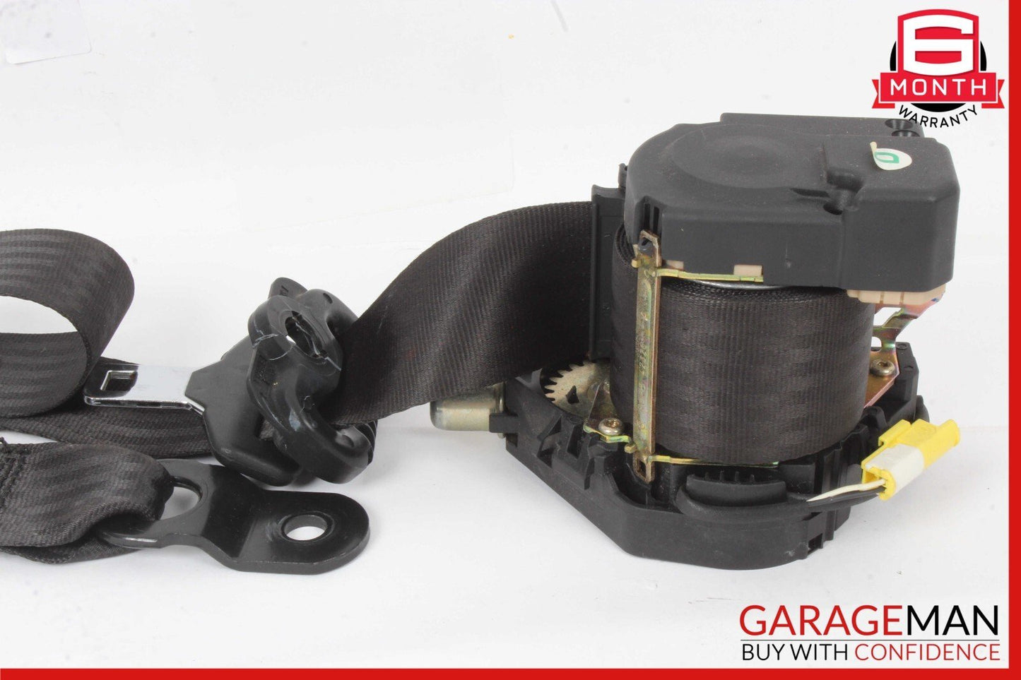 03-08 Maserati Quattroporte M139 Front Left Driver Side Seat Belt Black OEM