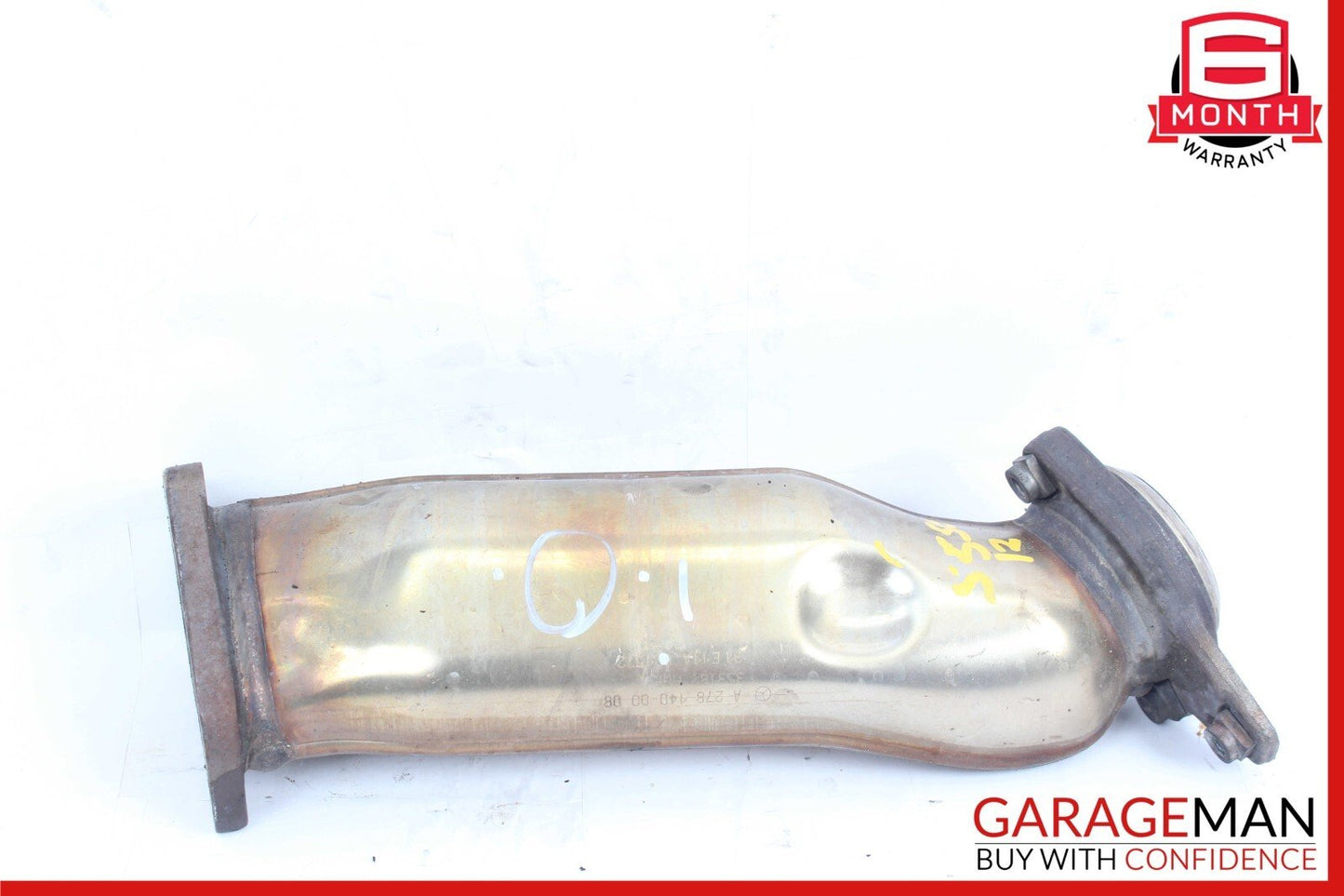 11-14 Mercedes S550 CL550 M278 4.8L V8 Right Side Exhaust Manifold Pipe