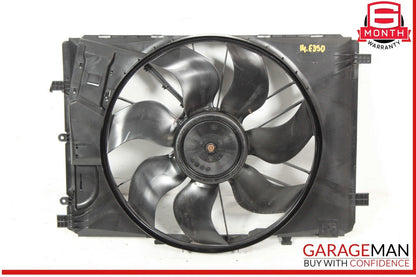 08-18 Mercedes W212 E350 C300 Engine Radiator Cooling Fan Motor Shroud Assy OEM