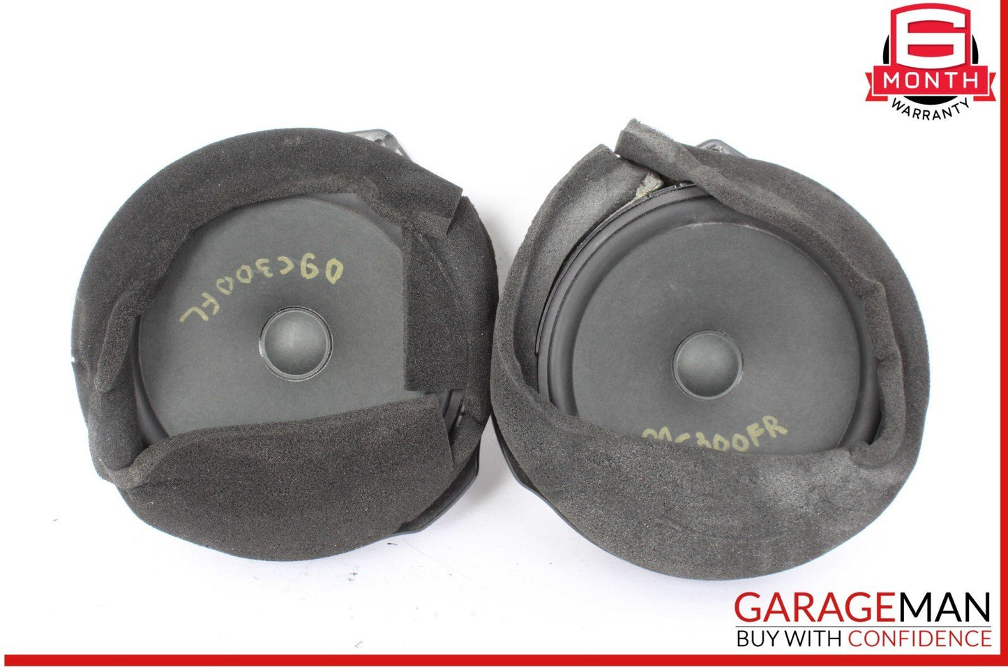 08-14 Mercedes W204 C300 Front Right & Left Side Door Sound Speaker Set of 2 Pc