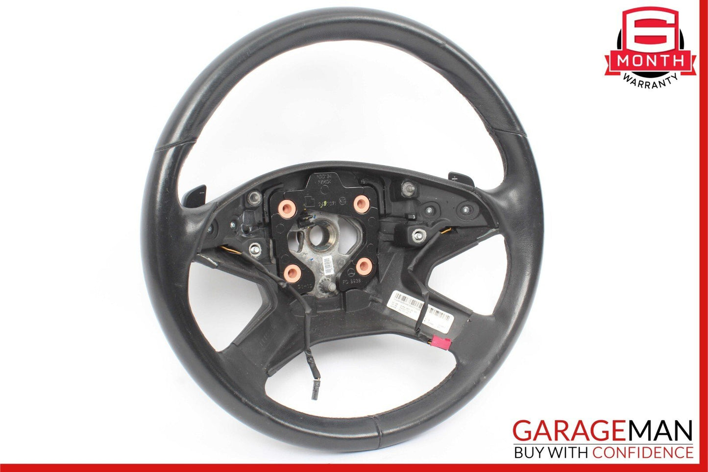 09-13 Mercedes W164 ML550 R350 Driver Steering Wheel w/ Paddle Shifters Black