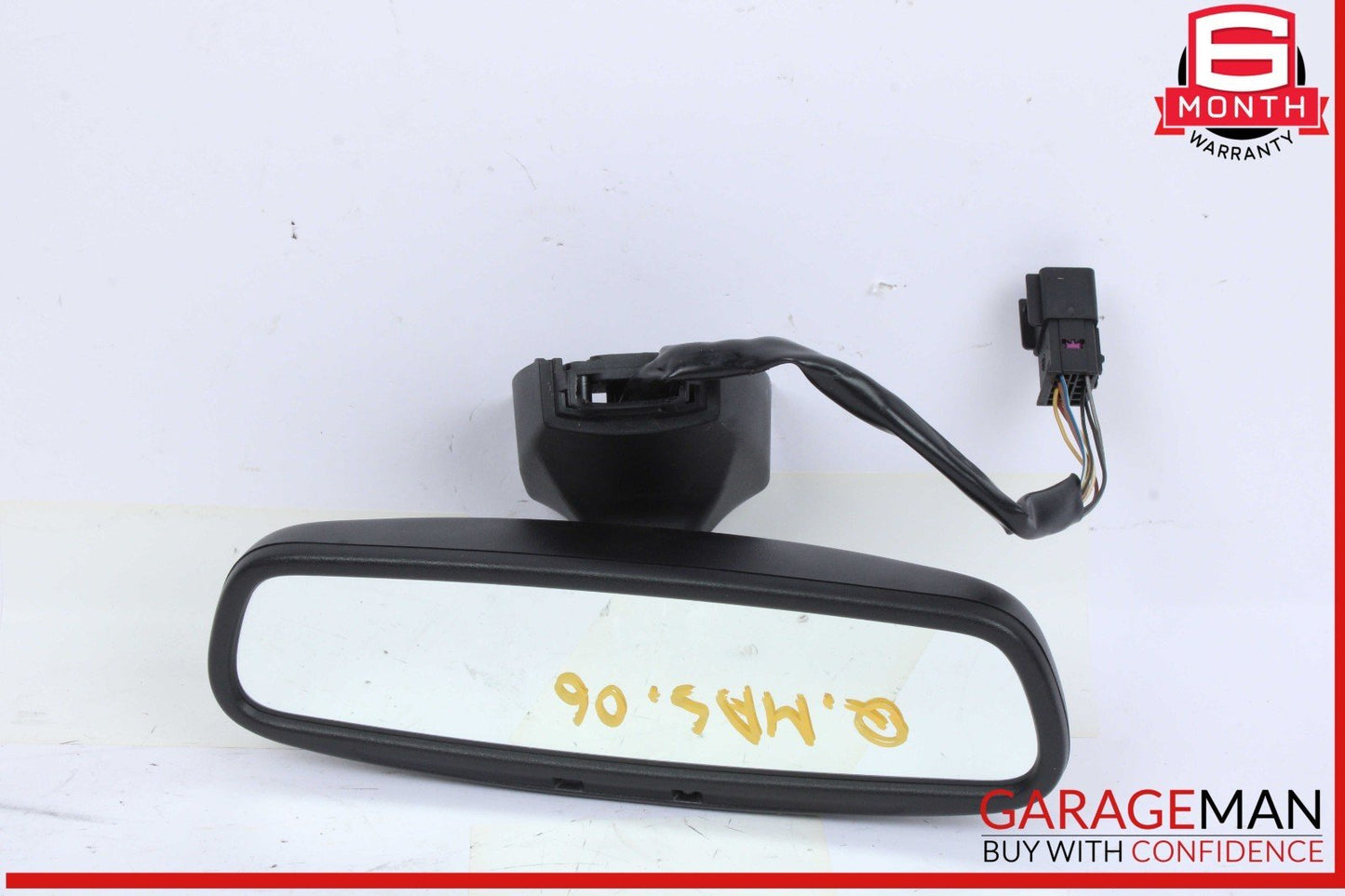 03-13 Maserati Quattroporte M139 Front Upper Interior Rear View Mirror OEM