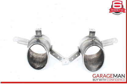 17-20 Alfa Romeo Giulia Rear Left and Rear Right Exhaust Muffler Tail Pipe Tip