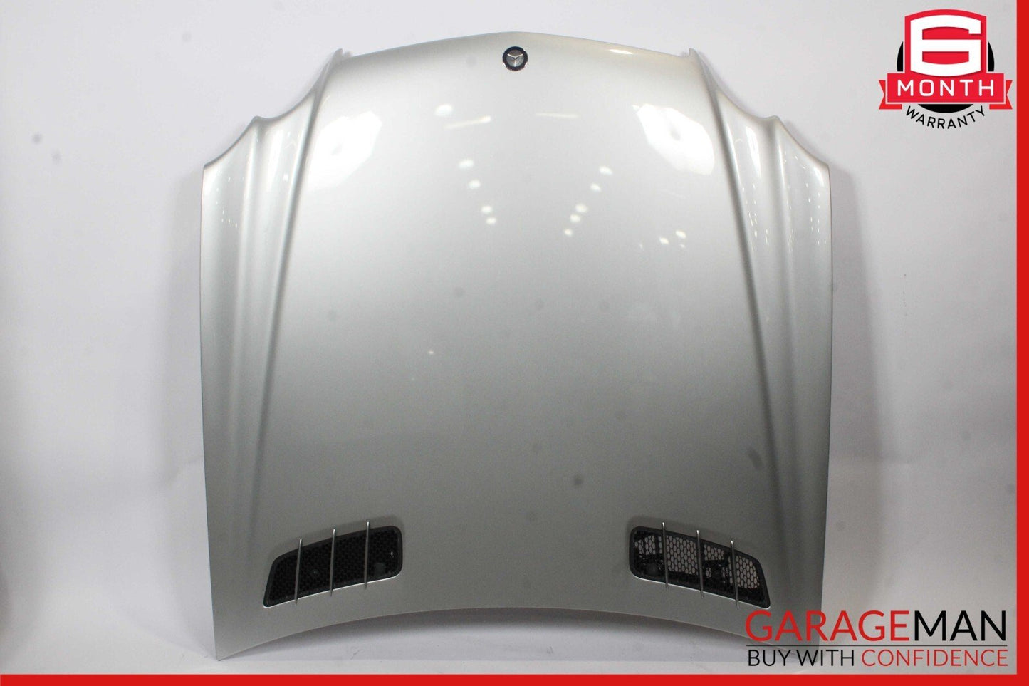 03-08 Mercedes R230 SL500 SL600 Front Hood Bonnet Cover Panel Brilliant Silver