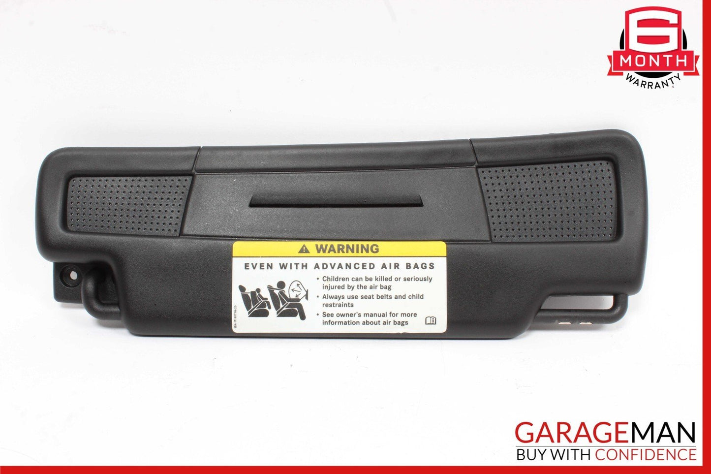 05-11 Mercedes R171 SLK300 Front Left Driver Sun Visor Sunvisor Shade Black OEM