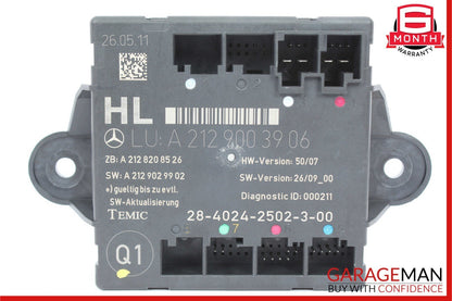 08-18 Mercedes C250 E350 C300 CLS400 Rear Left Side Door Control Module Unit
