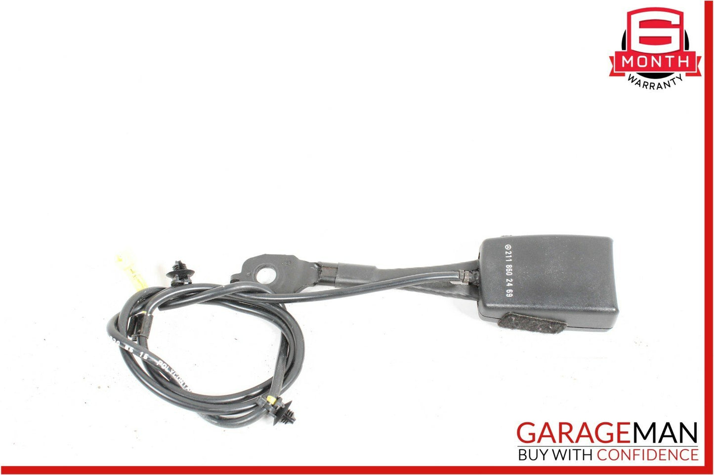 03-09 Mercedes CLS500 E55 AMG Front Right Passenger Side Seat Belt Buckle OEM