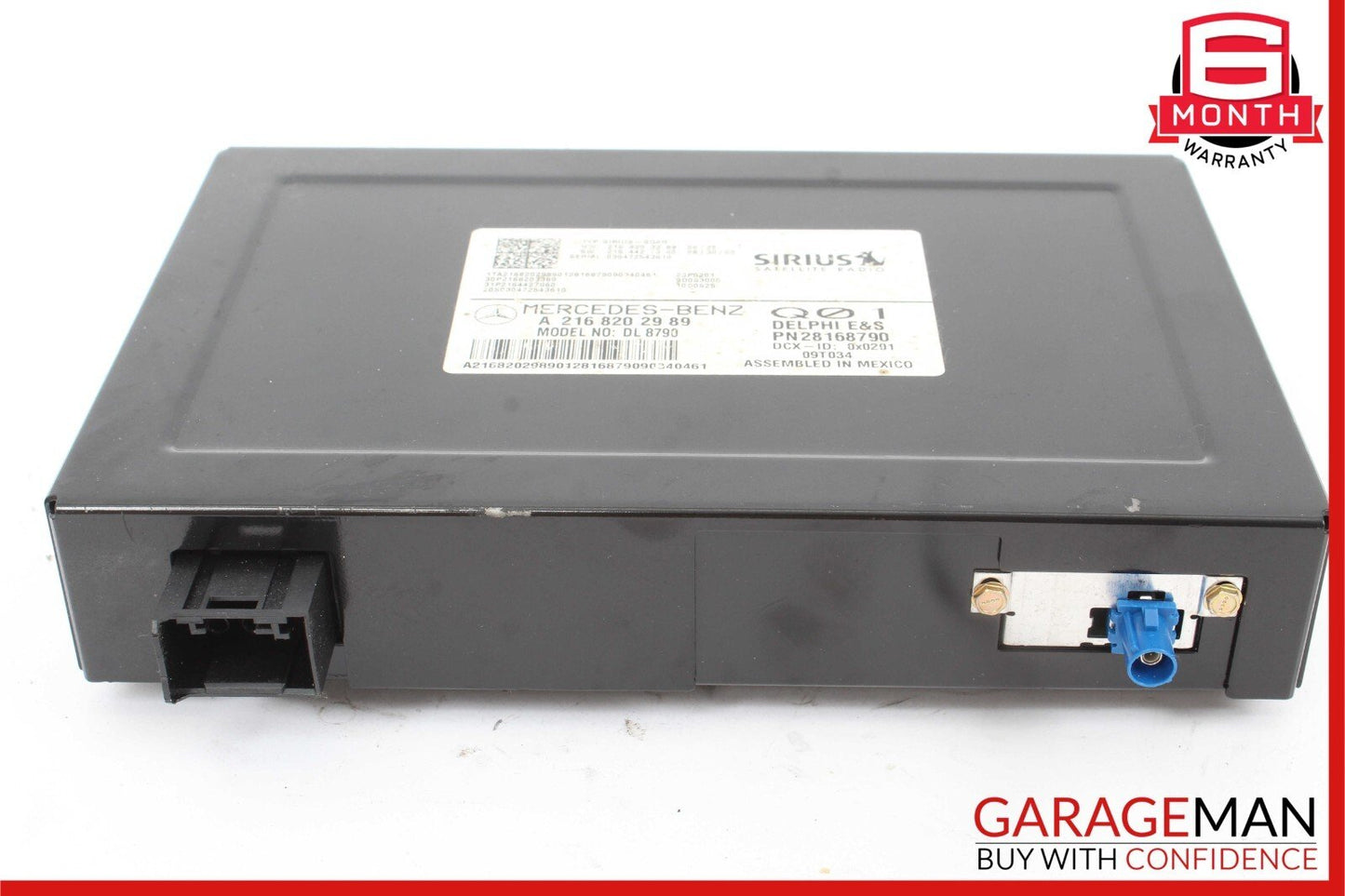 Mercedes X204 GLK350 S550 SL550 C280 Sirius Satellite Radio Receiver Module Unit