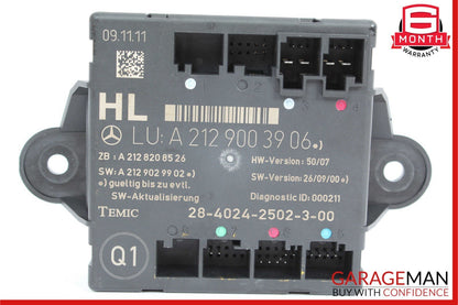08-18 Mercedes W212 E350 Rear Left Side Door Control Module 2129003906 OEM
