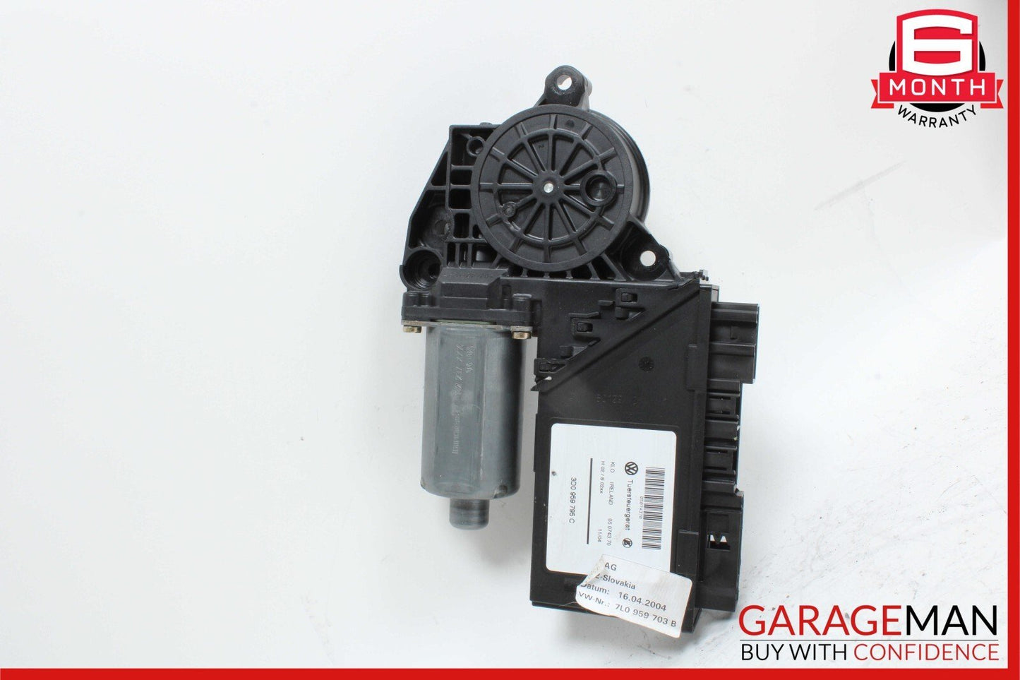 03-10 Porsche Cayenne 955 957 Rear Left Side Door Window Regulator Motor OEM