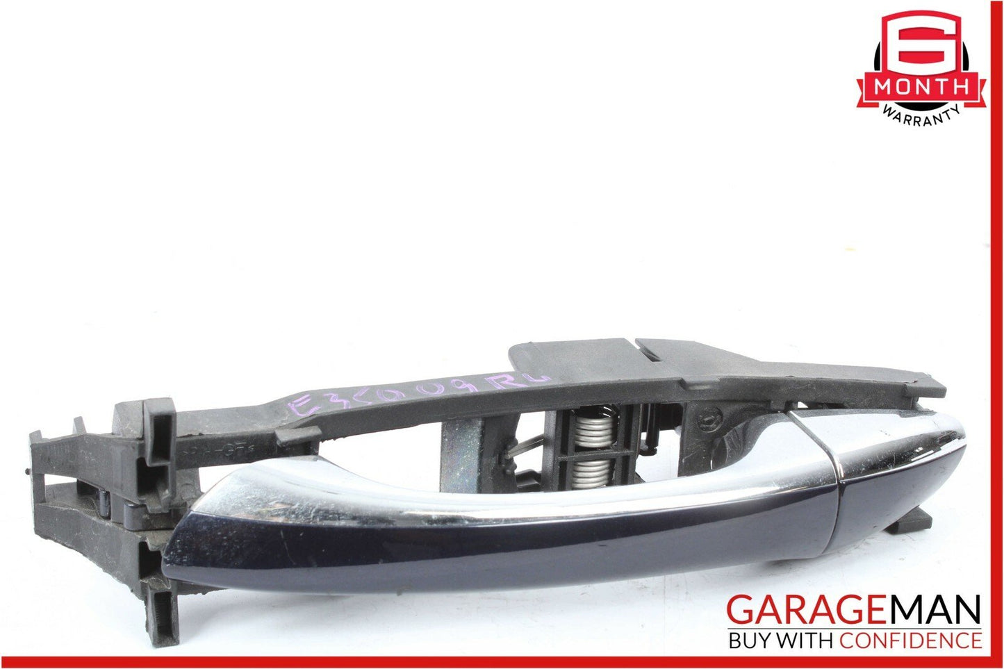 03-09 Mercedes W211 E320 E350 E500 Rear Left Side Exterior Door Handle Blue OEM