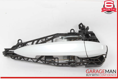 14-18 BMW X5 X6 Rear Right Passenger Side Exterior Door Handle White OEM