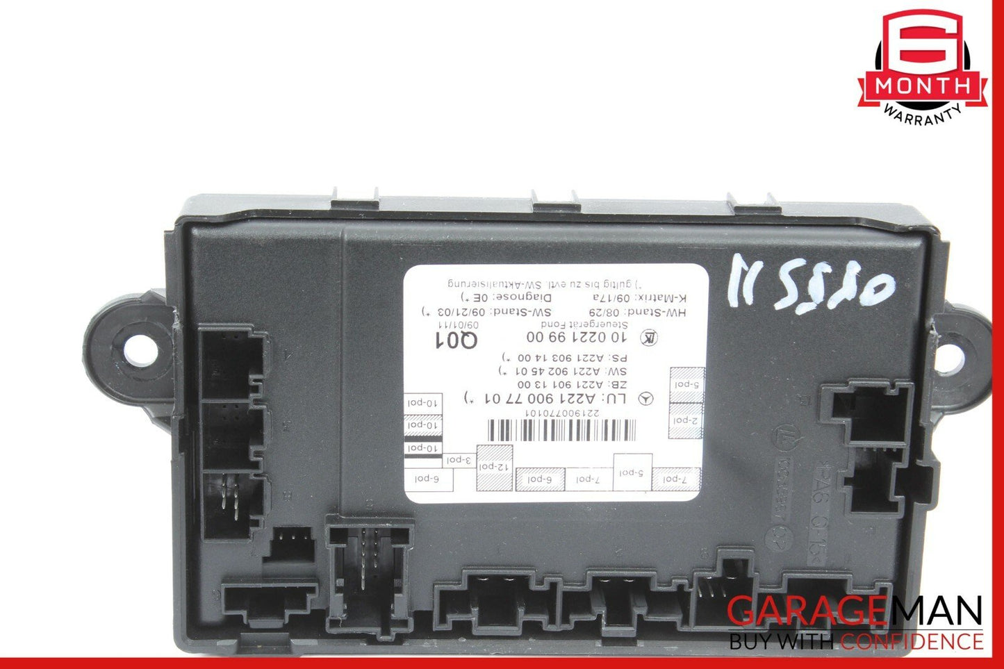 10-13 Mercedes W221 S550 S63 AMG Rear Left or Right Door Control Module OEM
