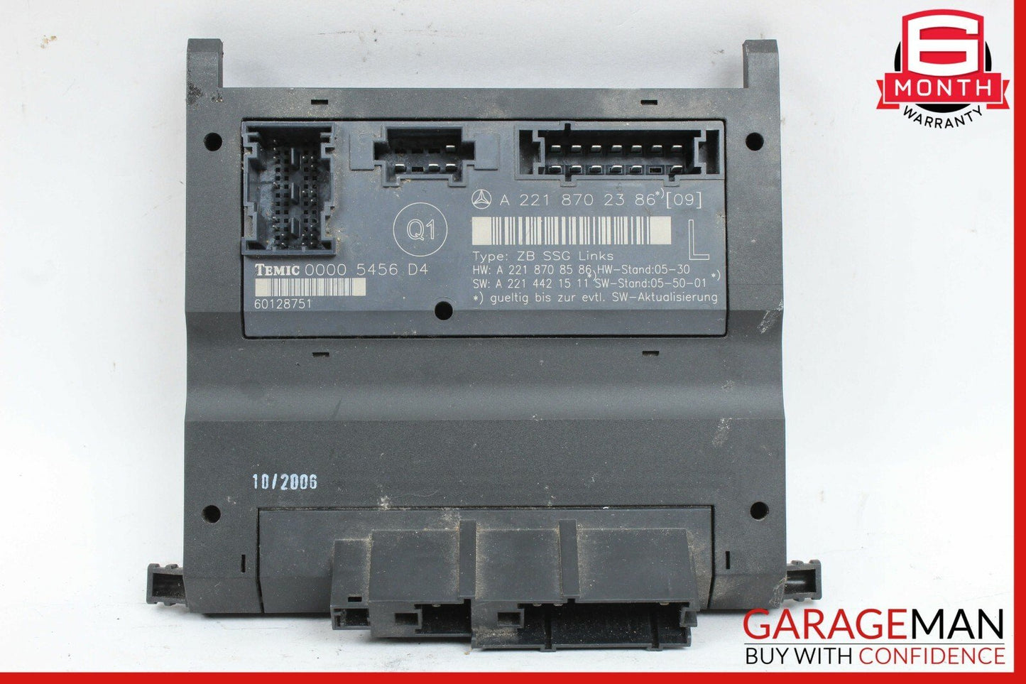 07-13 Mercedes W221 S550 S600 S350 Front Left Driver Under Seat Control Unit OEM