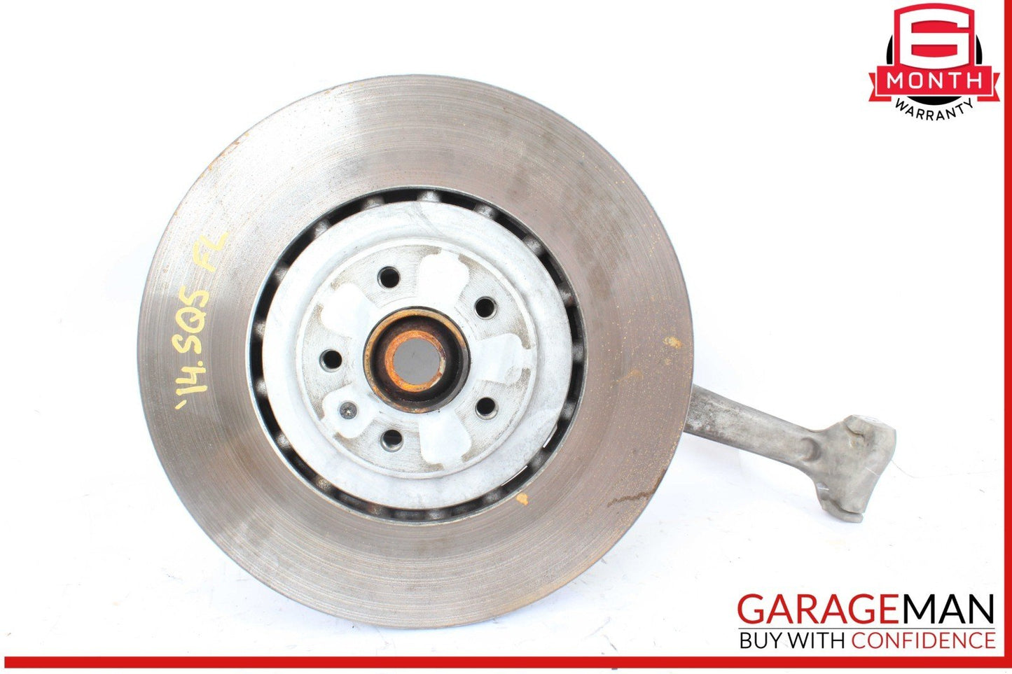 14-17 Audi SQ5 Front Left Driver Side Spindle Knuckle Wheel Hub w/ Disc Rotor