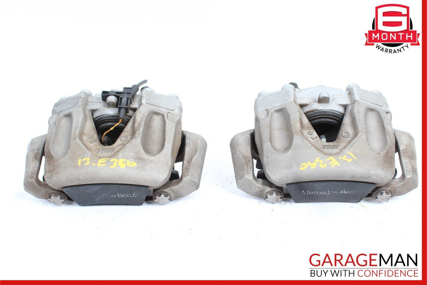 10-18 Mercedes W212 E350 CLS400 Front Brake Calipers Left and Right Set Of 2 Pc