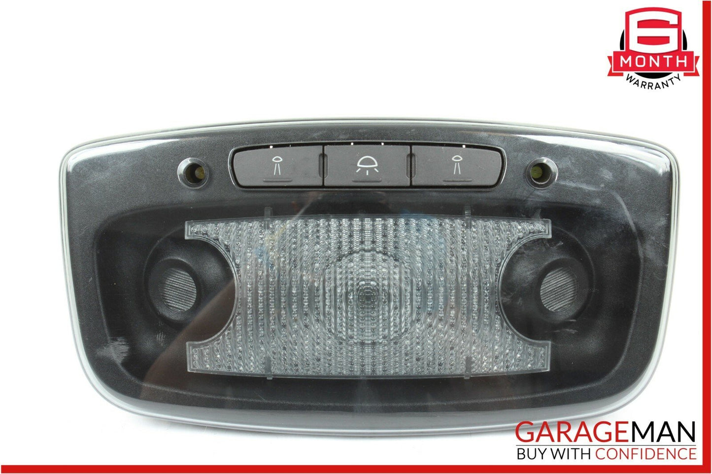 14-17 Maserati Ghibli Rear Overhead Dome Light Reading Lamp Module Black